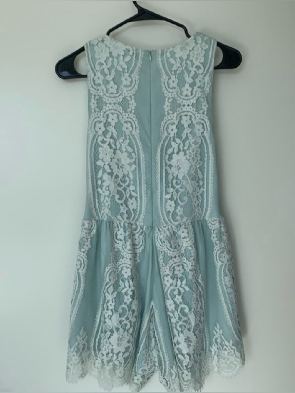 For love and lemons Light Lace  Blue Romper XS - Picture 3 of 10